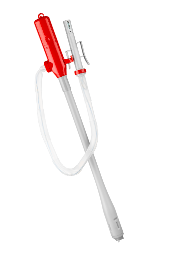Pompe à siphon avec verrouillage automatique DP-03A-45 transparent/rouge