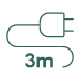 3m de câble électrique