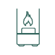 Cheminée décorative à l'éthanol