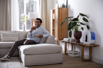 Humidificateur H 408 blanc/bleu