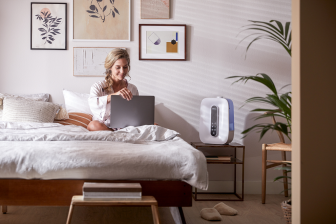 Humidificateur H 609 blanc/bleu