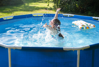 Pompe à chaleur piscine SPHP 130 bleu/noir
